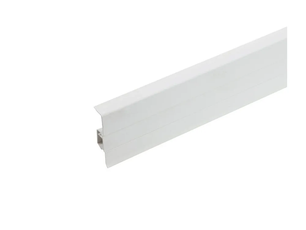 Alleen Vandaag Podlahová lišta soklová PVC - Cezar60 - M089 - Bílá matná 60mm (2,5m)