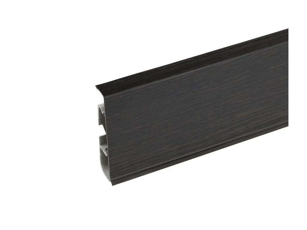 Podlahová lišta soklová PVC - HI-LINE PRESTIGE 200 Wenge tmavý (2,5m) Superprijs
