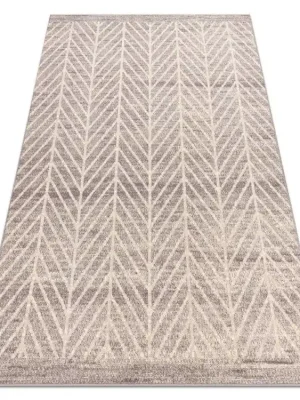 Ověřený Kusový koberec vlněný ANGEL 1188 52033 Geometrický béžový šedý