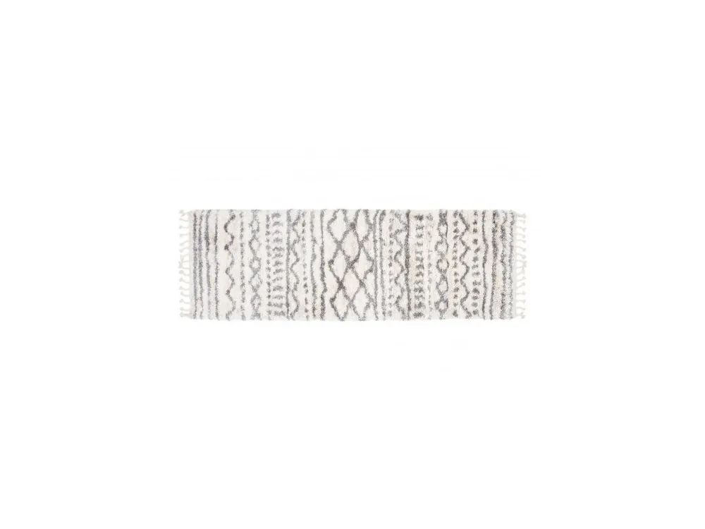 Kusový Běhoun Shaggy AZTEC FN28D Krémový Goedkoop