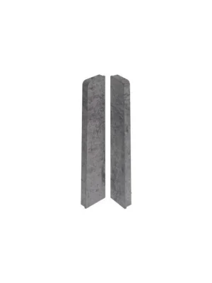Certifikovaný Koncovka levá + pravá k liště - MASTERLINE 476 Šedý kámen - 80mm - 2 ks