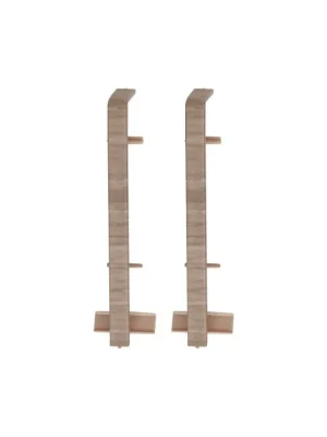 Spojka k liště - MASTERLINE 471 Světlé kafe - 80mm - 2 ks Must-Have