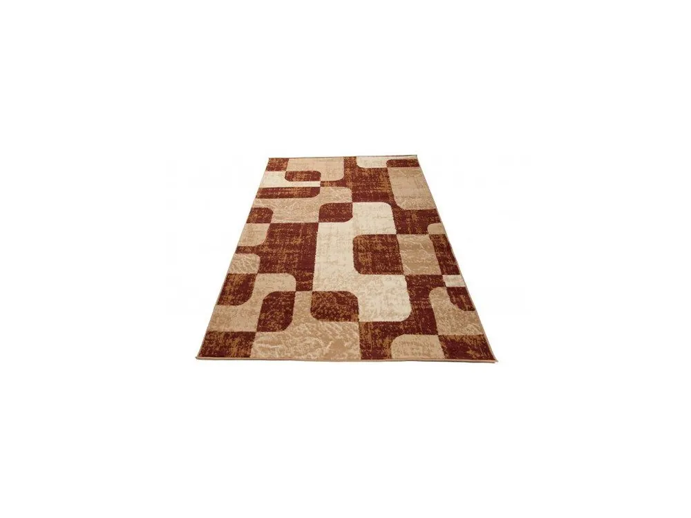 Kusový koberec D322A CHEAP Hnědý Uitverkoop