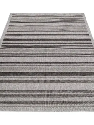 Kusový koberec Sisal MELISSA KL69B Pruhy šedý Expresní Doručení