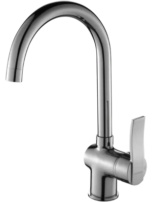 MADERA stojací kuchyňská baterie s pohyblivým výtokem chrom Vysoce Kvalitní
