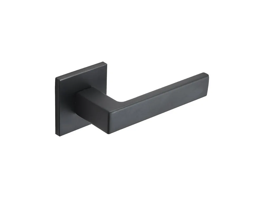 Klika KVADRATO hranatá rozeta - černá - (komplet 2 ks) Weekendaanbieding