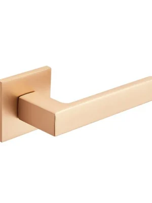 Klika KVADRATO hranatá rozeta - růžové zlato - (komplet 2 ks) Exclusieve Akce