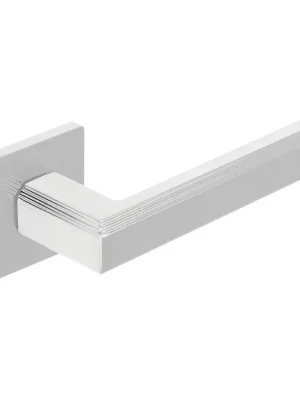 Klika TESSERA hranatá rozeta - chrom - (komplet 2 ks) Speciale Akce