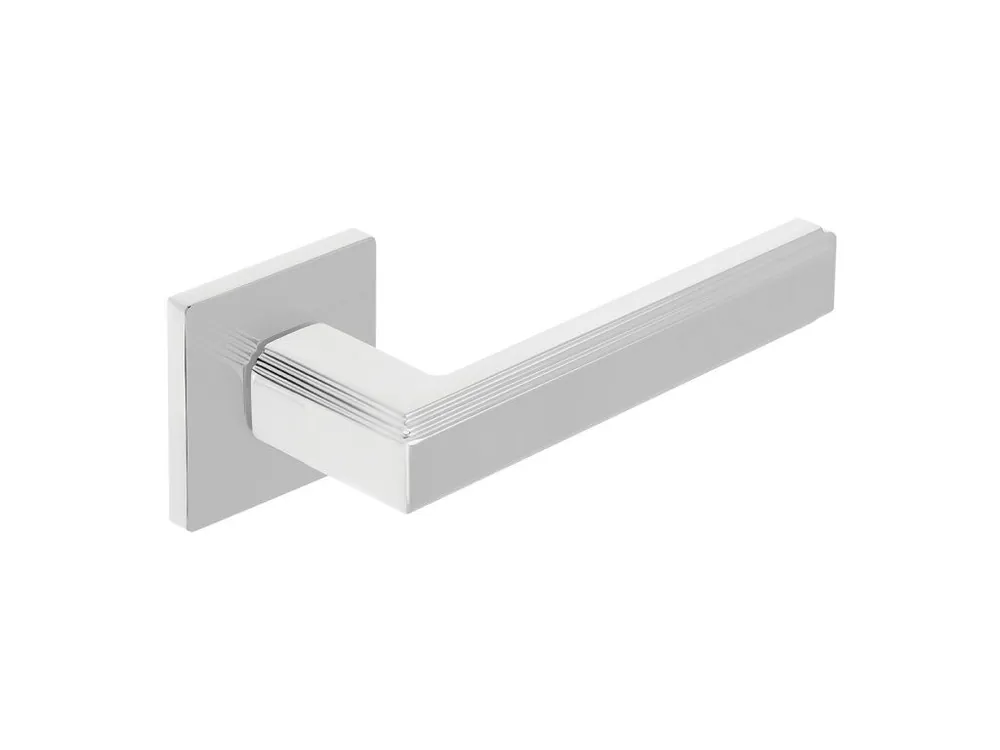 Klika TESSERA hranatá rozeta - chrom - (komplet 2 ks) Speciale Akce