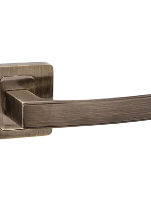 Klika ARIA II hranatá rozeta - patina - (komplet 2 ks) Výprodej
