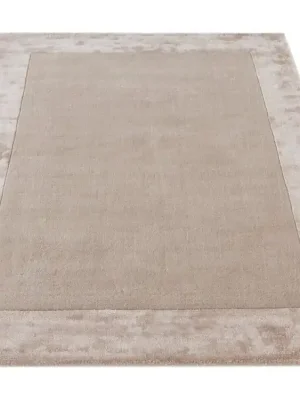 Moderní kusový koberec Aspen Taupe vlna viskóza béžový hnědý Cenový Hit