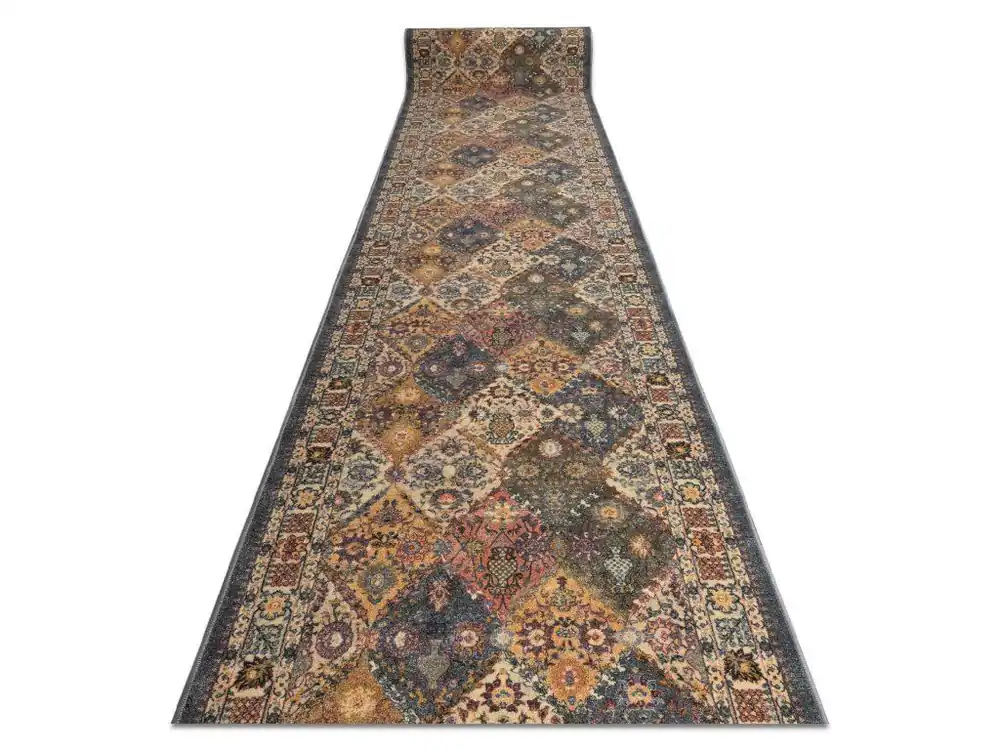 Běhoun pogumovaný MODERN CLASSIC klasický béžový šedý Exclusieve Aanbieding