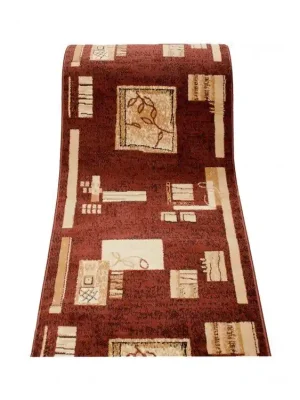 Koberec Běhoun ATLAS 5067D hnědý 60 x 250 cm Speciale Akce