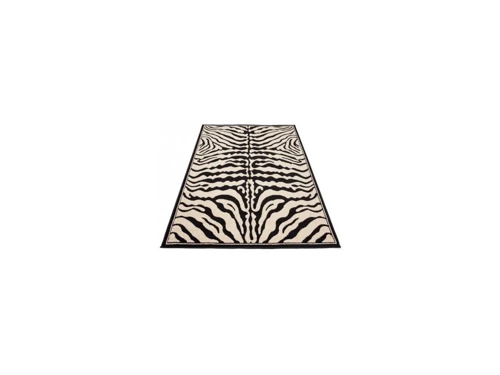 Aanbieding Kusový koberec ATLAS J315B Zebra černý bílý