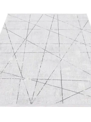 Kusový koberec Luna I Net Geometrický šedý krémový Must-Have