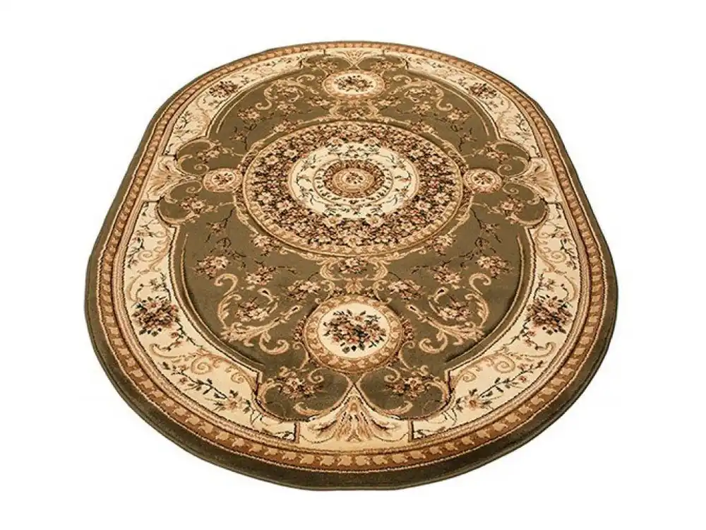 Weekendaanbieding Oválný koberec YESEMEK 6548A zelený