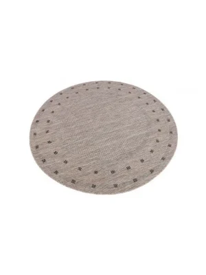 Kulatý koberec Sisal MELISSA KE63A hnědý Nejprodávanější