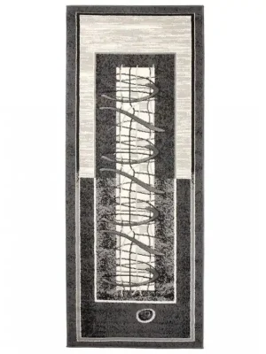 Omezené Množství Koberec Běhoun CHEAP 5118B tmavě šedý