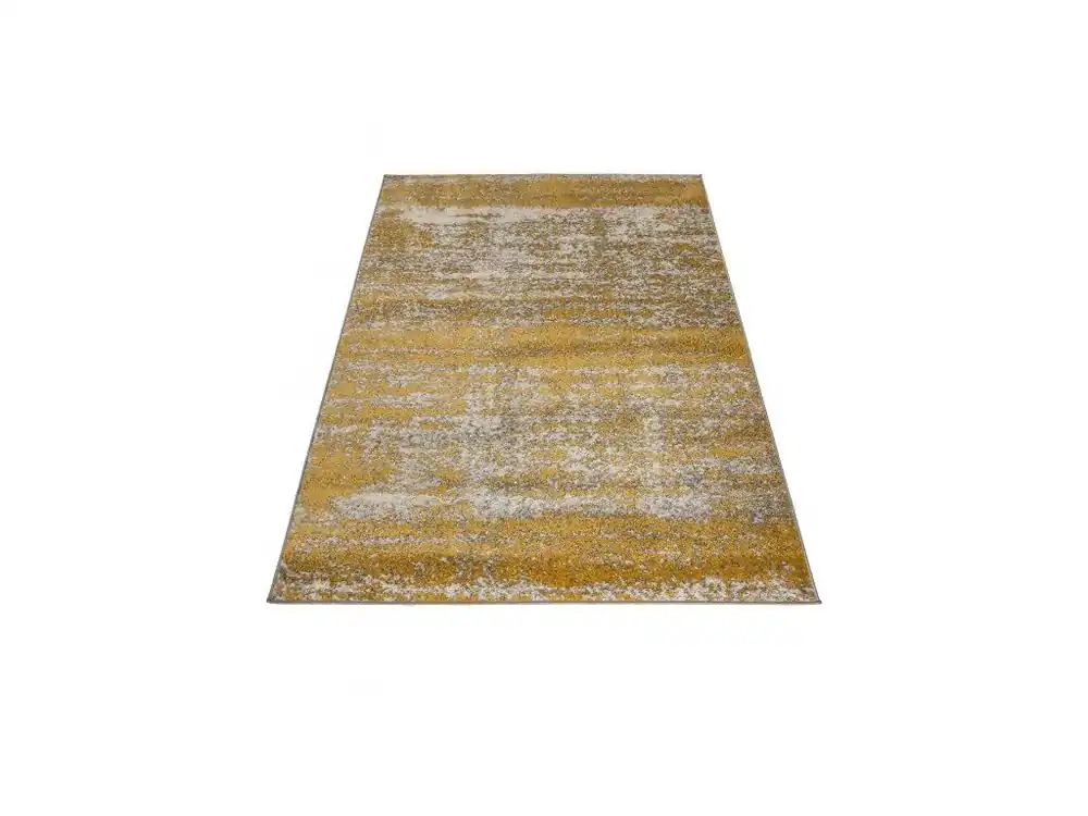 Značkový Moderní kusový koberec SPRING H171A Tmavě žlutý béžový