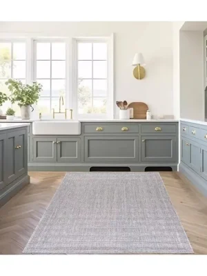 Kusový koberec Sisal MELISSA KM24B Klasický Moderní šedý Ověřený