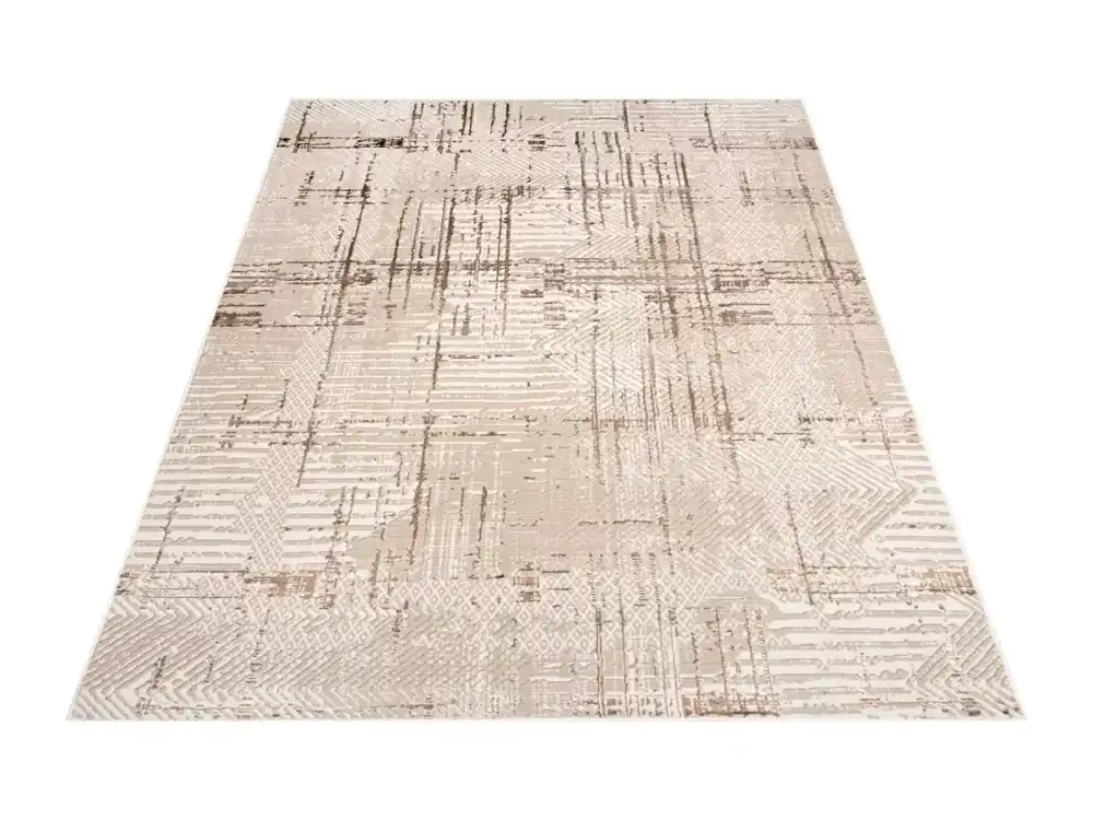 Aanbieding Moderní kusový koberec PARMA UE68A hnědý béžový krémový