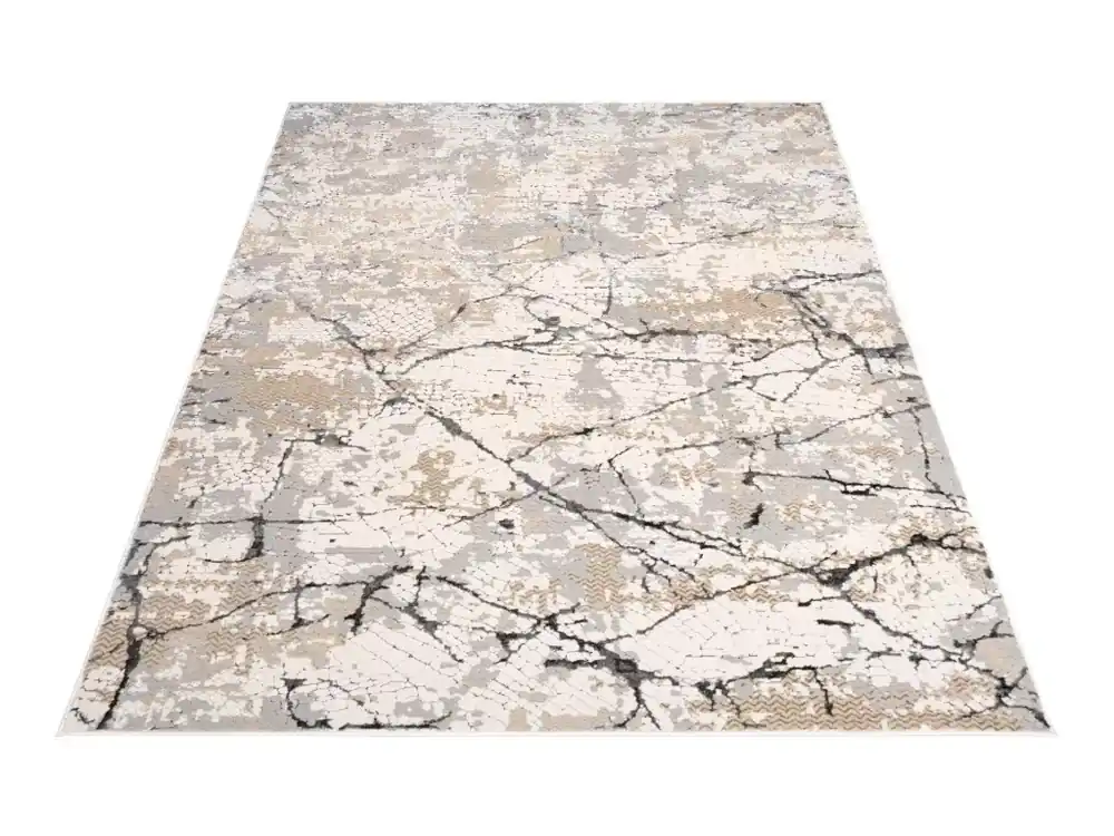 Laatste Versie Moderní kusový koberec PARMA NW01B Abstraktní Beton světle šedý béžový
