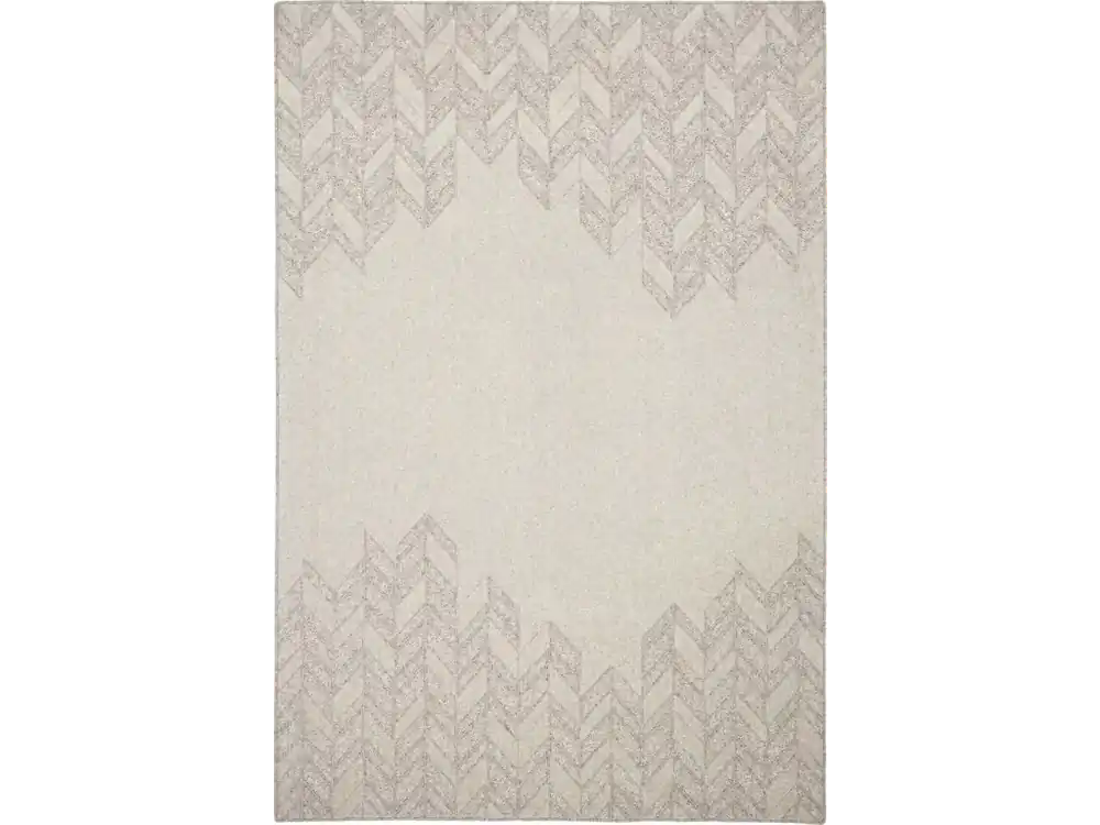 Flitsaanbieding Kusový koberec vlněný Agnella Noble Credo Geometrický šedý