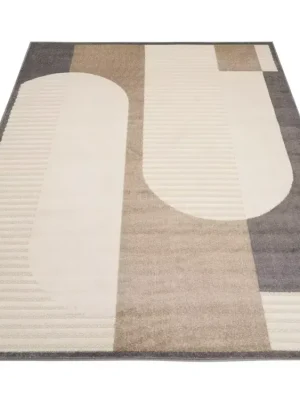 Kusový sisalový koberec PATIO NJ86C Moderní krémový hnědý Premium