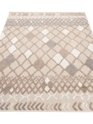 Nejlepší Cena Kusový sisalový koberec PATIO EC79D Geometrický krémový