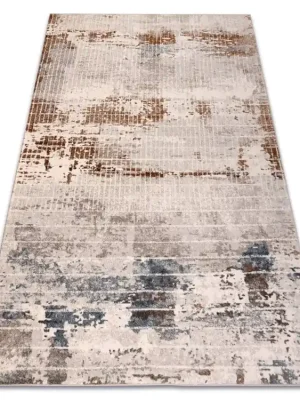 Kup Teď Vlněný kusový koberec NAIN 1544/51655 Abstraktní šedý terakota
