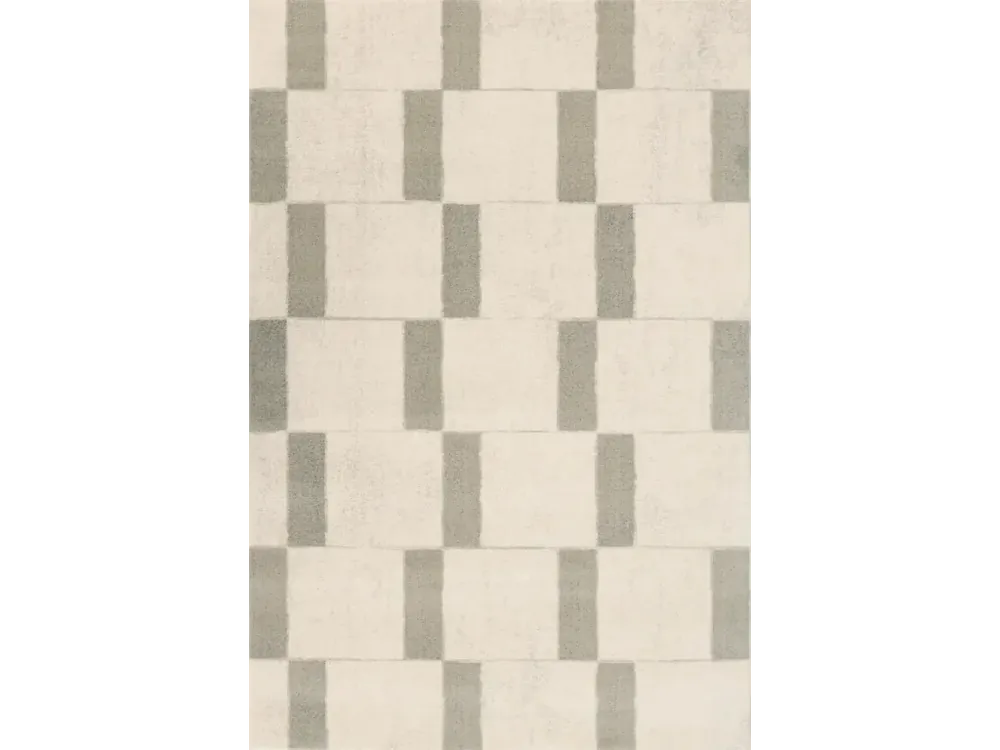 Must-Have Koberec vlněný Agnella Agnus Pavement Bialy Geometrický béžový krémový