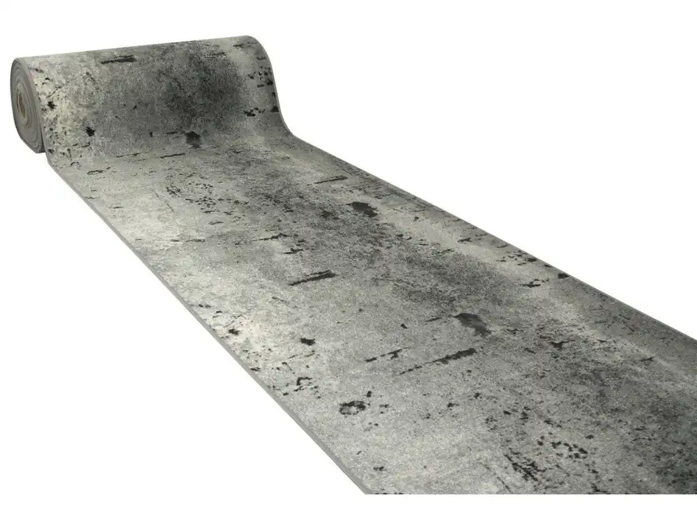 Lage Kosten Běhoun pogumovaný Marl 19 Beton šedý 120 cm