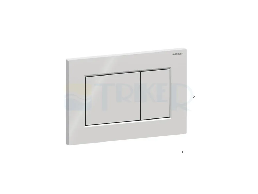 Koop Vandaag SIGMA01 SQUARE ovládací tlačítko, lesklý chrom