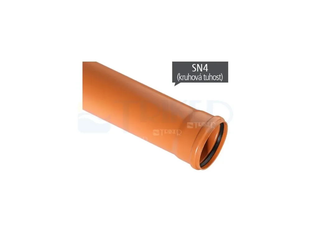 Meest Verkocht KGEM kanalizační trubka SN4 250 x 6,2 x 3000mm