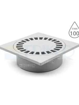 Koupit Online Vpusť podlahová PV 200 75 P s vodní hladinou, spodní odpad 75 mm, plastová mřížka