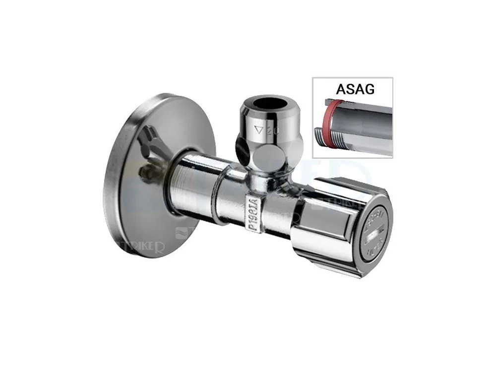 Schell COMFORT Rohový ventil s filtrem 1/2" x 3/8" s matkou, samotěsnící závit ASAG Bestseller