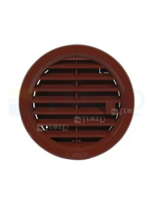 Snelle Levering Větrací mřížka VMU kruhová - uzaviratelná hnědá 125 mm