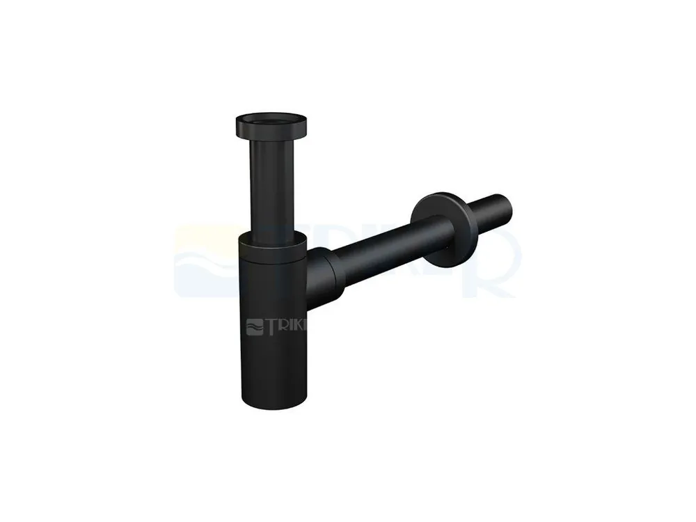 Sifon umyvadlový bez výpusti A400 Design 5/4" x 32 mm, black - mat Alleen Vandaag