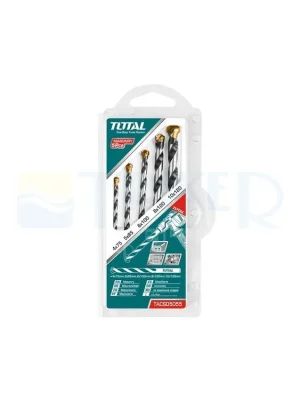 Vrtáky do betonu sada 5ks, 4-10mm Hete Deal