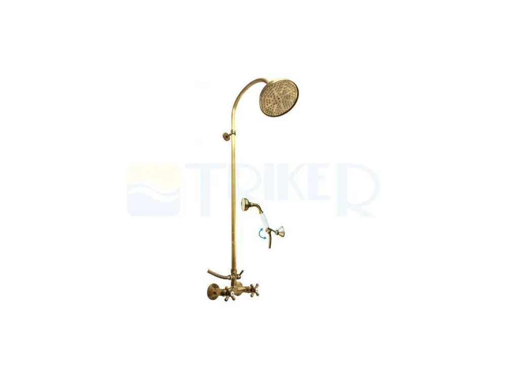 Morava Retro MK 181.5/3SM sprchová nástěnná baterie 150mm Lage Kosten