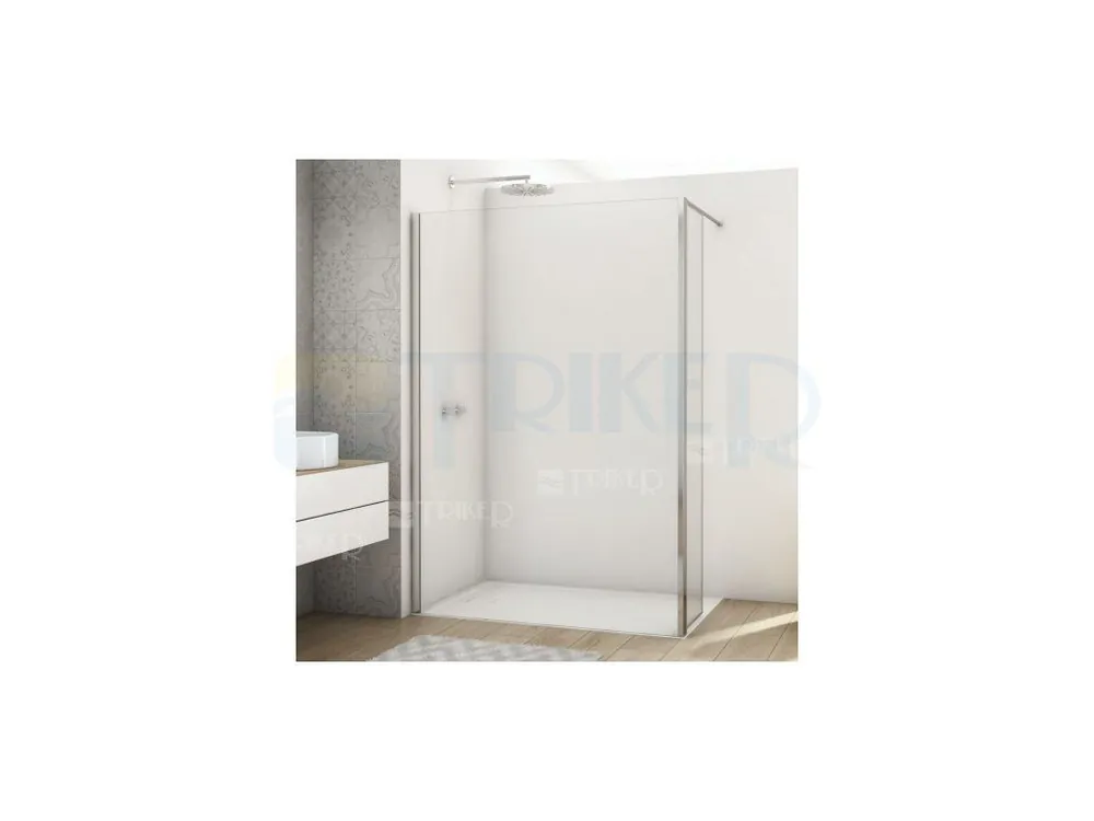 Walk-in D22BTK2 krátká otočná stěna 457/90° alu/scr Op = Op