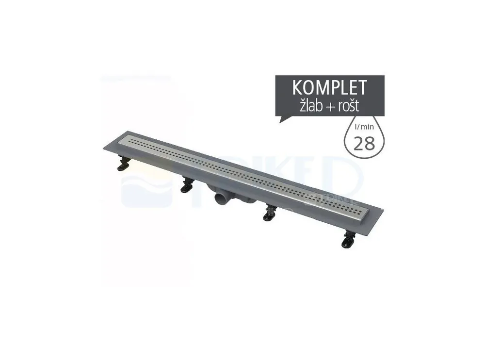 Direct Verzonden Žlab sprchový APZ9 Simple plastový s nerezovým roštem 850 mm