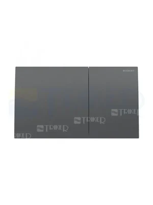 Weekendaanbieding Sigma70 ovládací tlačítko, černý chr./kartáč