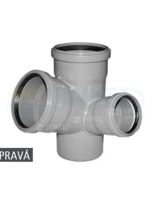 HTEPK odbočka paneláková krátká 110/110/75 mm 67° pravá Blesková Nabídka