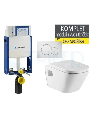 Nu Kopen Závěsný WC komplet T-05 Kombifix Eco + The Gap klozet závěsný 54 cm