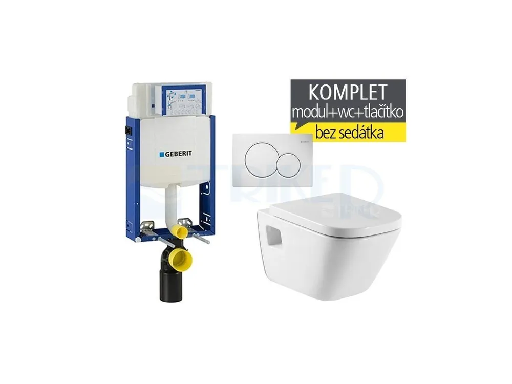 Nu Kopen Závěsný WC komplet T-05 Kombifix Eco + The Gap klozet závěsný 54 cm