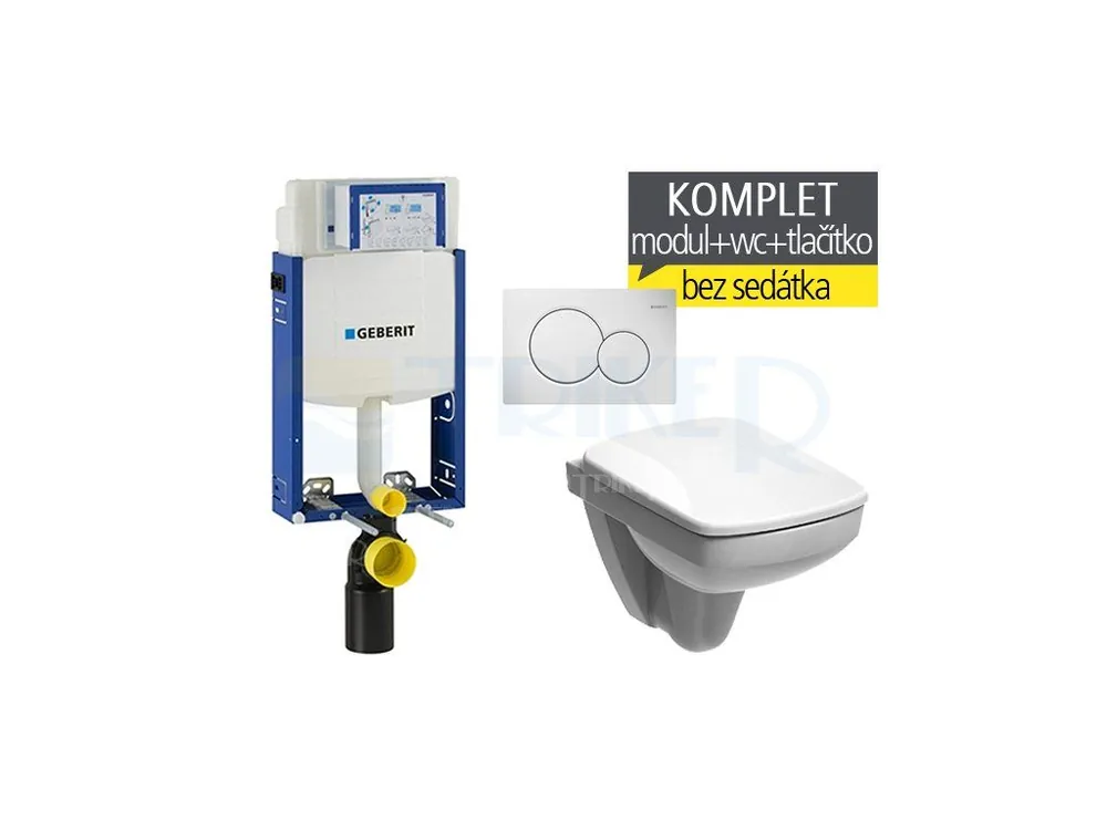 Goedkoop Závěsný WC komplet T-05 Kombifix Eco + Nova Pro Pico klozet závěsný pravoúhlý 48 cm