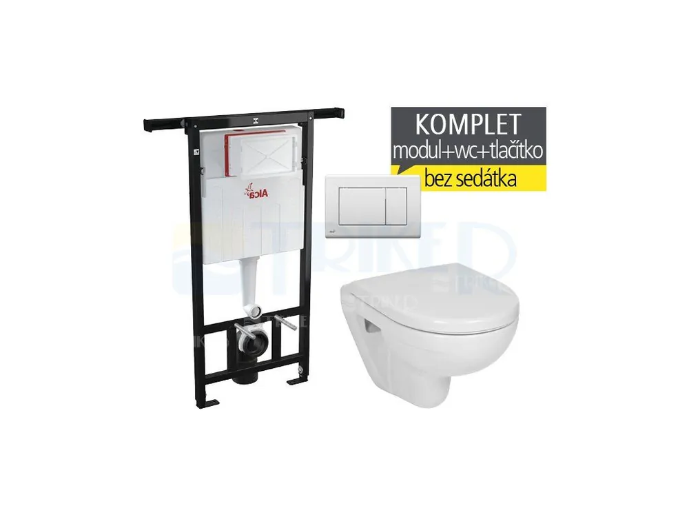 Závěsný WC komplet T-32 Alca do bytových jader + Lyra plus Compact Beperkt Aanbod