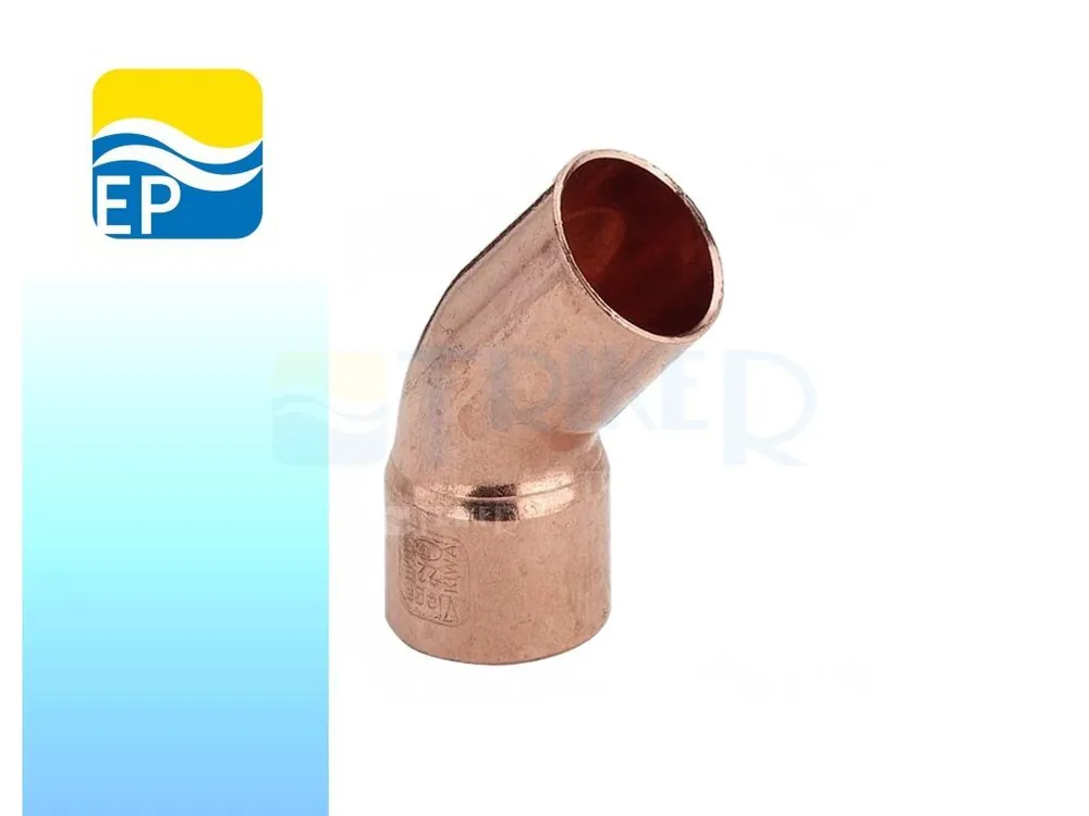 EP CU oblouk 45° 5040 A/I 15MM Favoriet