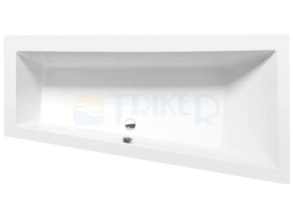 ANDRA R asymetrická vana 180x90x45cm, bílá Beperkt Aanbod